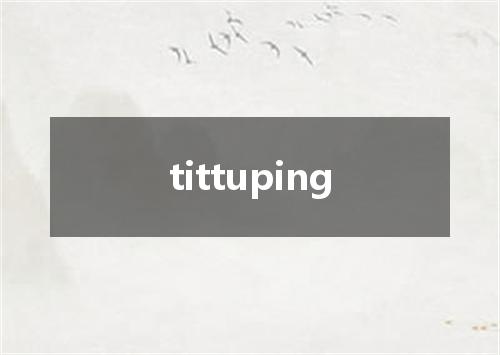 tittuping是什么意思