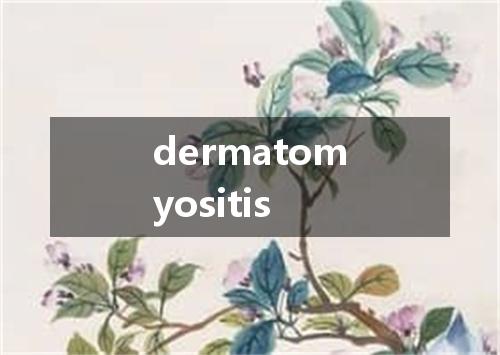 dermatomyositis是什么意思