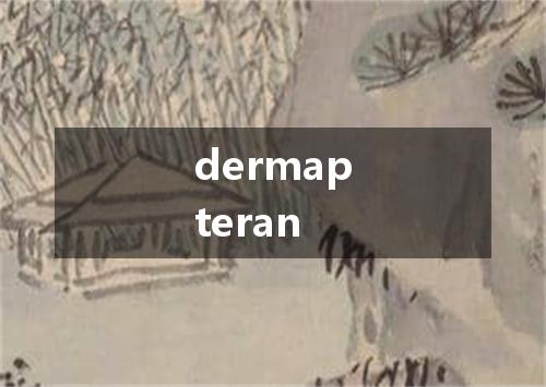 dermapteran是什么意思