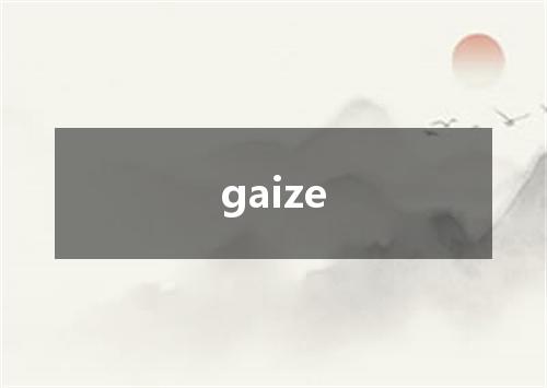 gaize是什么意思