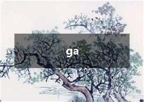 ga是什么意思
