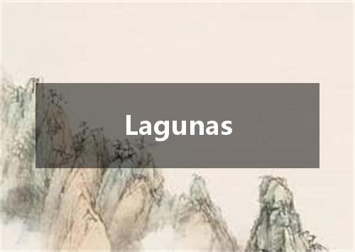 Lagunas是什么意思