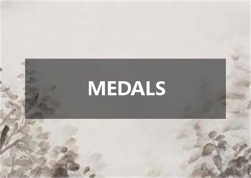 MEDALS是什么意思