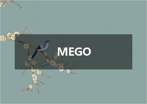 MEGO是什么意思