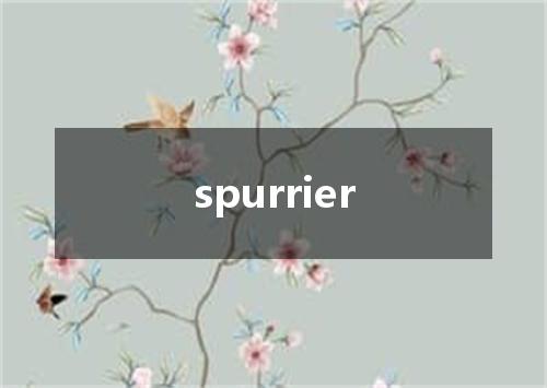 spurrier是什么意思
