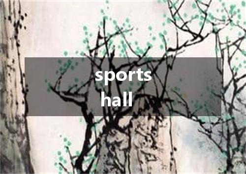 sports hall是什么意思