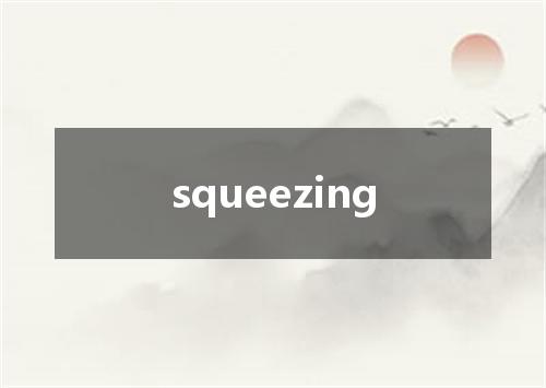 squeezing是什么意思