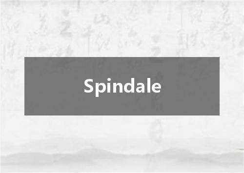 Spindale是什么意思