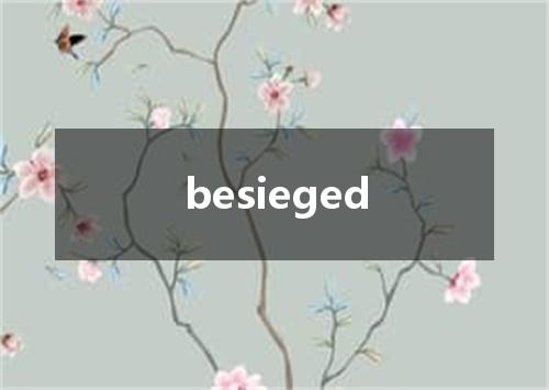 besieged是什么意思