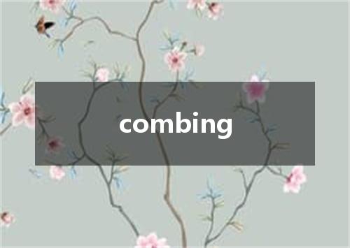 combing是什么意思