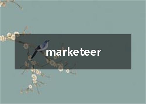 marketeer是什么意思