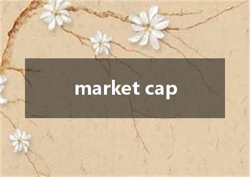 market cap是什么意思