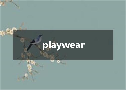 playwear是什么意思