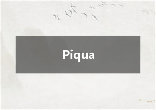 Piqua是什么意思