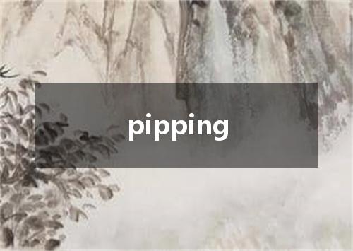 pipping是什么意思