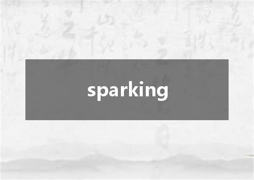 sparking是什么意思