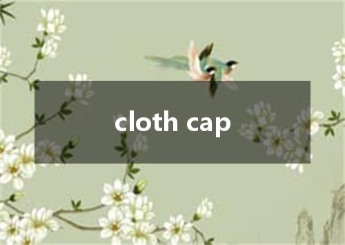 cloth cap是什么意思