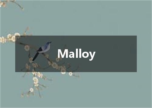 Malloy是什么意思