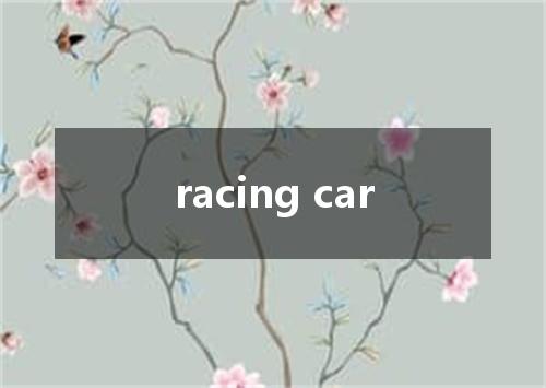 racing car是什么意思