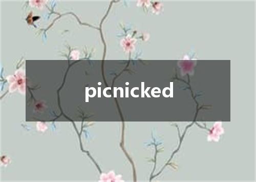 picnicked是什么意思