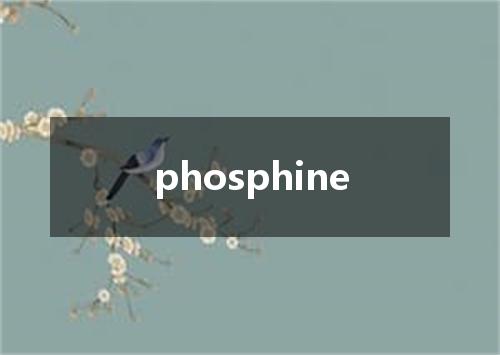 phosphine是什么意思