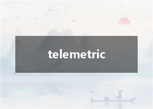 telemetric是什么意思