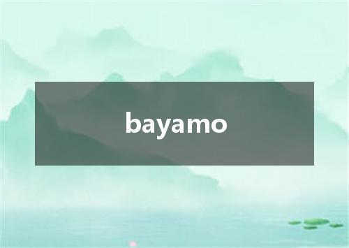 bayamo是什么意思