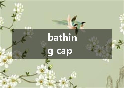 bathing cap是什么意思