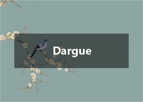 Dargue是什么意思