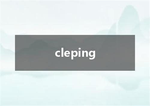 cleping是什么意思
