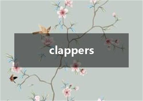 clappers是什么意思