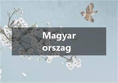 Magyarorszag是什么意思