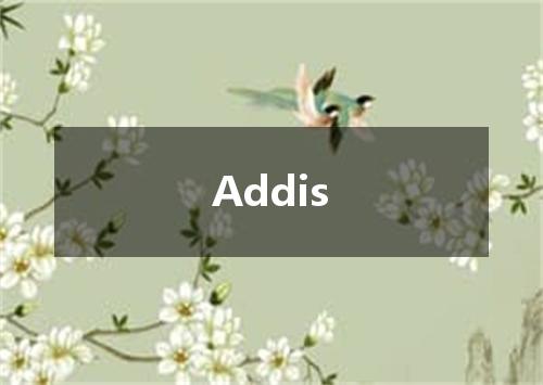 Addis是什么意思