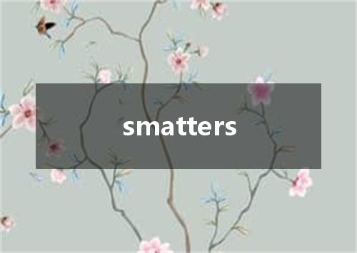smatters是什么意思