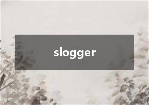 slogger是什么意思