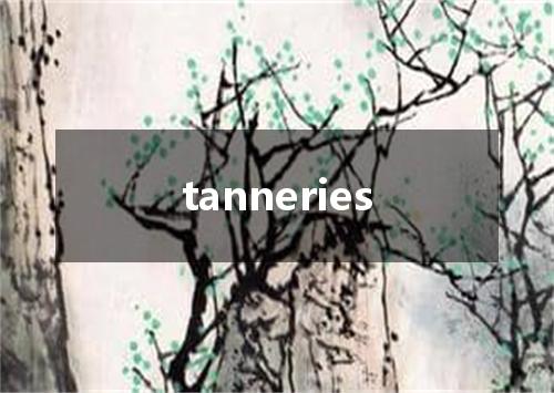 tanneries是什么意思