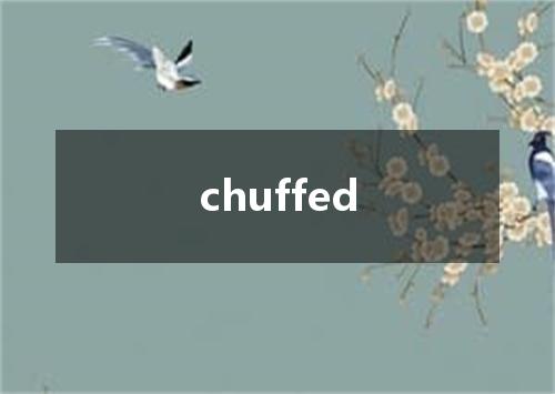 chuffed是什么意思