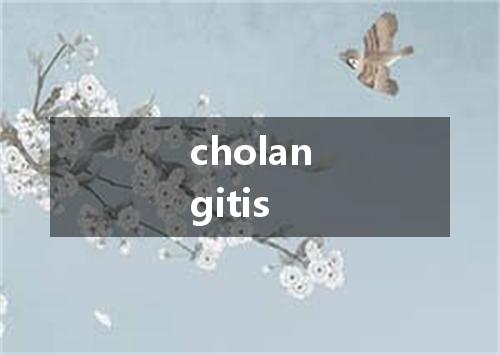 cholangitis是什么意思