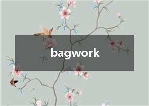 bagwork是什么意思