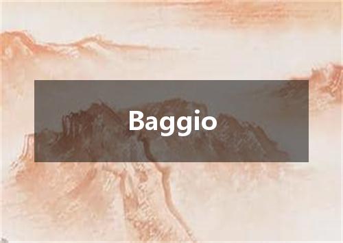 Baggio是什么意思