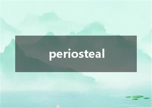 periosteal是什么意思