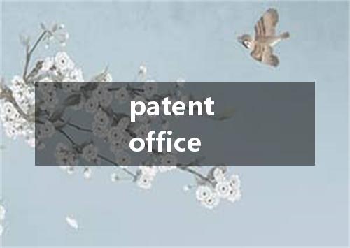 patent office是什么意思