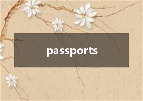 passports是什么意思