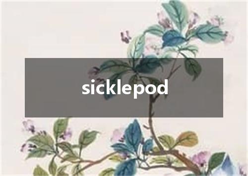 sicklepod是什么意思