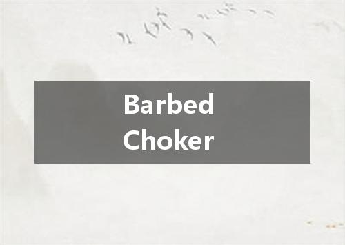 Barbed Choker是什么意思