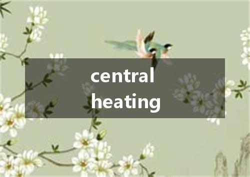 central heating是什么意思
