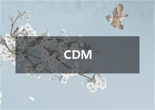 CDM是什么意思