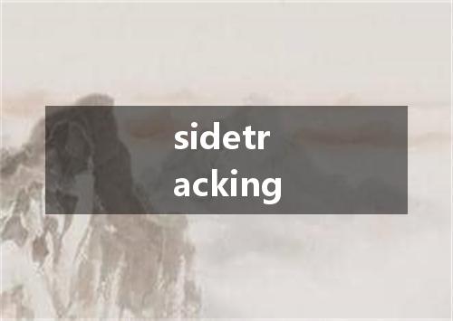 sidetracking是什么意思