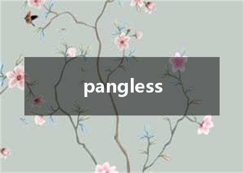pangless是什么意思