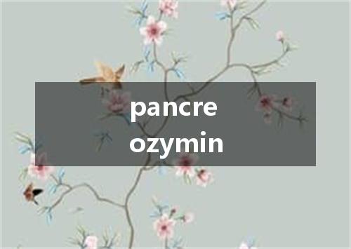 pancreozymin是什么意思